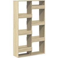 Berkfield Home Room Divider Sonoma Oak 100x33x175 cm Engineered Wood in Light Brown | Size: 100 x 33 x 175 cm