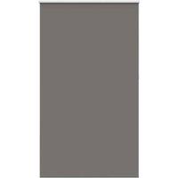 Berkfield Home Roller Blind Blackout Grey 130x230 cm Fabric Width 126.6 cm Polyester