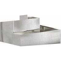 Berkfield Home Metal Planter Stainless Steel Large Durable Metal Planter in Silver
