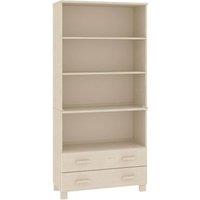 Berkfield Home Highboard HAMAR Solid Wood Pine Honey Brown in Light Brown