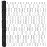 Berkfield Home Hexagon Fence Grey 1, 6x10 m Steel