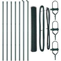 Berkfield Home Hexagon Fence Green 1.2x10 m Steel