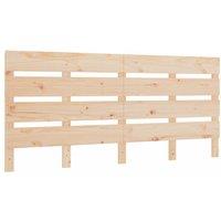 Berkfield Home Headboard 150x3x80 cm Solid Wood Pine in Light Tan | Size: 150 x 3 x 80 cm