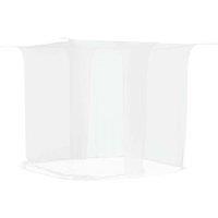Berkfield Home Hanging Mosquito Net 156 Mesh White 220x150x180 cm | Size: 220 x 150 x 180 cm