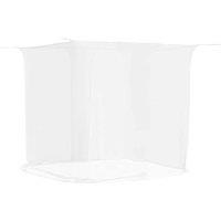 Berkfield Home Hanging Mosquito Net 156 Mesh White 220x100x150 cm | Size: 220 x 100 x 150 cm