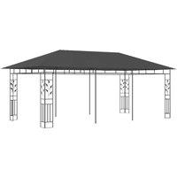 Berkfield Home Gazebo with Mosquito Net 6x3x2.73 m Anthracite in Charcoal