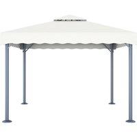 Berkfield Home Gazebo 300x300 cm Cream Aluminium