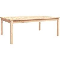 Berkfield Home Garden Table 121x82.5x45 cm Solid Wood Pine in Light Tan
