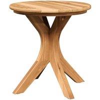 Berkfield Home Garden Side Table 40x41 cm Solid Wood Teak in Brown | Size: 40x41 cm