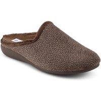 Pavers Men's Soft Cushioning Mule Slippers With Grip Sole in Brown | Size: 12