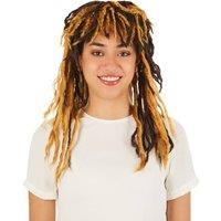 tectake Women's Cavewoman Wig in Brown
