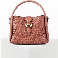 Luella Grey Women's 'Maggie' Weave Crossbody in Rose