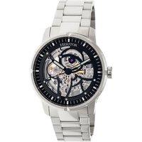 Heritor Automatic Men's Ryder Skeleton Dial Bracelet Watch in Silver