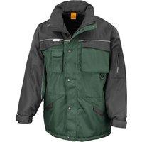 Result Men's Heavy Duty Coat in Bottle Green | Size: Medium