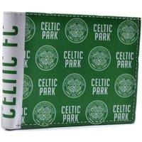 Celtic FC Men's Icon Canvas Bi-Fold Card Wallet in Green