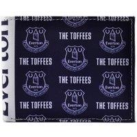 Everton FC Men's Icon Canvas Bi-Fold Card Wallet in Blue