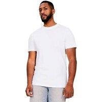 Casual Classics Men's Core Combed Ringspun Cotton Tall T-Shirt in White | Size: XL