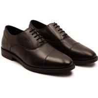 Thomas Crick Men's Merlin Leather Oxford Toecap Shoes in Black | Size: 11