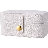 SHEONLY Women's Portable Mini Jewellery Box in White
