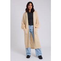 Urban Bliss Women's Chunky Cardigan in Stone | Size: Small