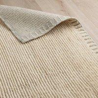 Industville Errol Hand Knotted Wool Rug - Natural Beige | Size: 120 cm x 180 cm