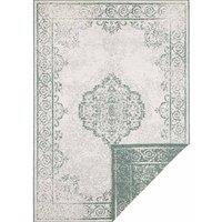 THE RUGS Cebu Reversible Indoor Outdoor Rug Polypropylene Flatweave Durable in Green | Size: 160 cm x 230 cm