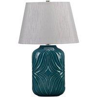Netlighting Muse Turqse 1 Light Table Lamp Turquoise E27