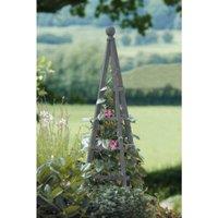Marco Paul 1.9 Wooden Garden Obelisk - Grey