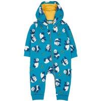 Frugi Snuggle Suit in Blue | Size: 0-3 m