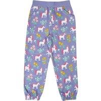 Frugi Girl's Malpas Joggers in Purple | Size: 8-9 Years