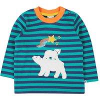Frugi Boy's Discovery Applique Top in Navy | Size: 0-3 m