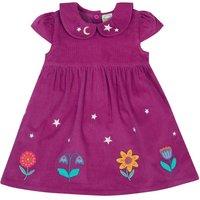 Frugi Girl's Vali Cord Dress in Purple | Size: 18-24 m