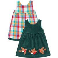 Frugi Girl's Rosalie Reversible Dress | Size: 4-5 Years