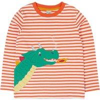 Frugi Discovery Circular Top in Orange | Size: 5-6 Years