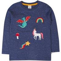 Frugi Nila Nepp Top in Navy | Size: 2-3 Years