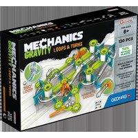 Geomag Mechanics Gravity Magnetic Loops & Turns - 130 Pieces | Size: 1 Pack