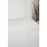Belledorm Easy Care 200 Thread Count Cotton Polyester Percale Bolster Pillowcase in White | Size: Super King