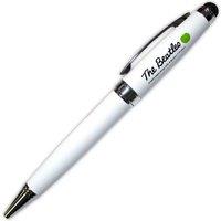 Beatles Calligraphy Logo & Apple Gift Pen in White