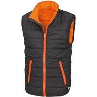 Result Core Sleeveless Zip Up Bodywarmer in Black | Size: Large