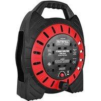 Faithfull Semi-enclosed Cable Reel (UK Plug)