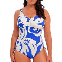 Fantasie Women's Rabida Island V-Neck Swimsuit in Blue | Size: 40DD
