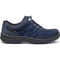 Hotter Women's Extra Wide 'Mist' Gore-Tex Shoes in Mid Navy | Size: 7
