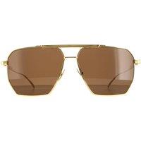 Bottega Veneta Women's Square Gold Brown BV1012S