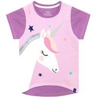 Harry Bear Girl's Unicorn T-Shirt in Purple | Size: 6-7 Years