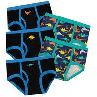 Harry Bear Boy's Dinosaur Underwear 5 Pack in Black | Size: 18-24 m