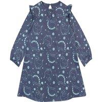 Harry Bear Girl's Frilly Dinosaur Dress in Blue | Size: 3-4 Years