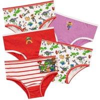 Disney Girl's Toy Story Underwear 5 Pack in Red | Size: 6-7 Years
