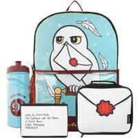 Harry Potter Kids Backpack 4 Piece Set in Light Blue