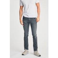 Monkee Genes Men's Skinny Mid-Rise Denim Jeans in Grey | Size: 30L