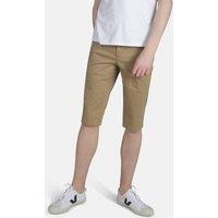 Monkee Genes Men's Slim Fit Chino Shorts in Beige | Size: 32